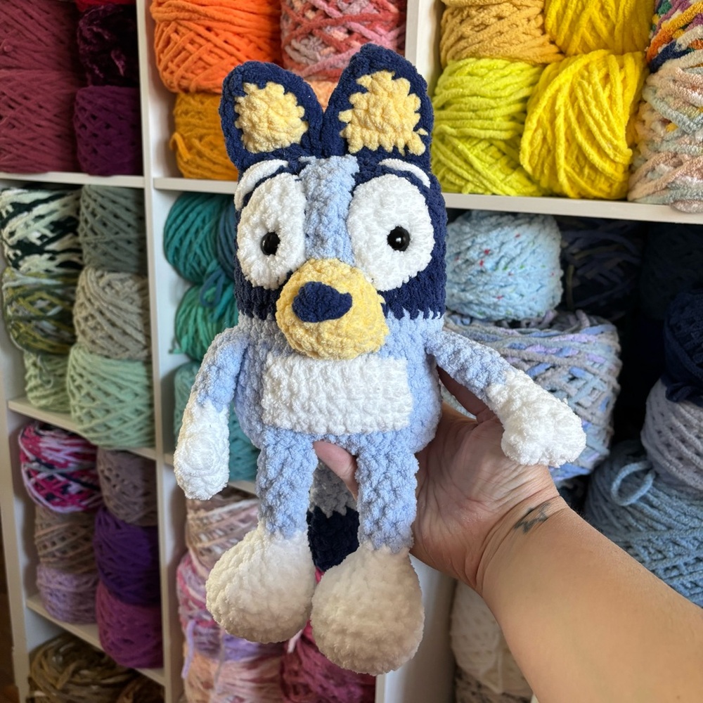 Handmade Crochet Bluey Plushie